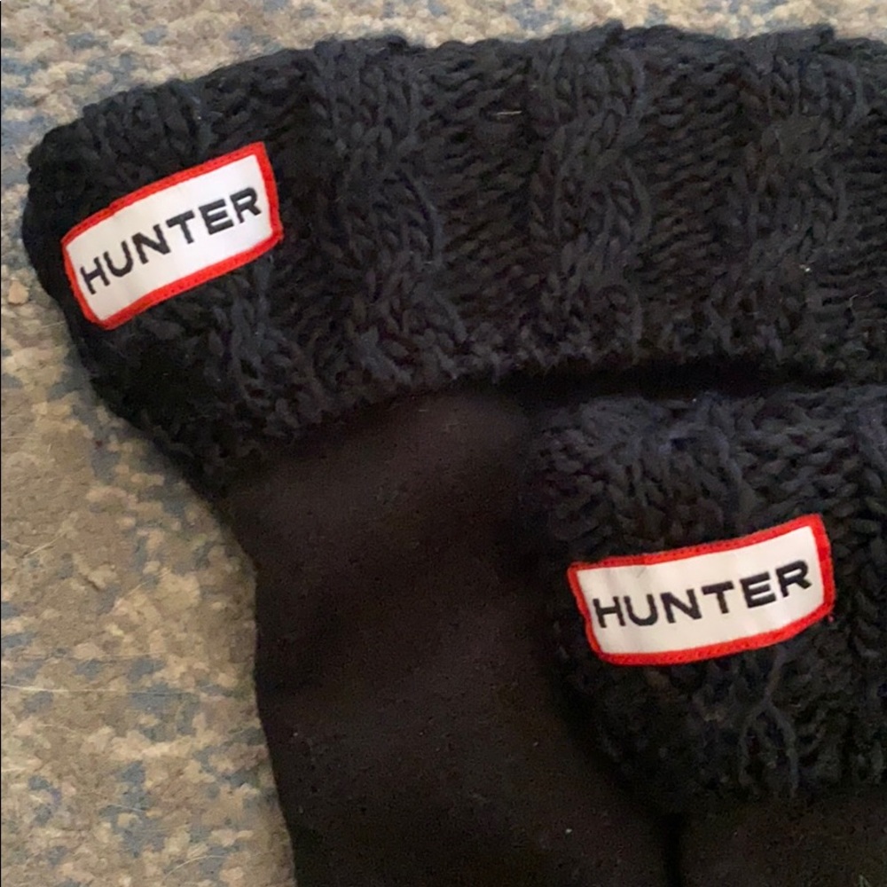 HUNTER Half Cardigan Boot Socks - Picture 2 of 3